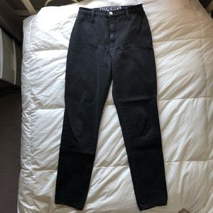 Vintage Black Straight Jeans